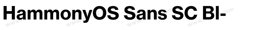 HammonyOS Sans SC Bl字体转换 HammonyOS Sans SC Bl字体转换
